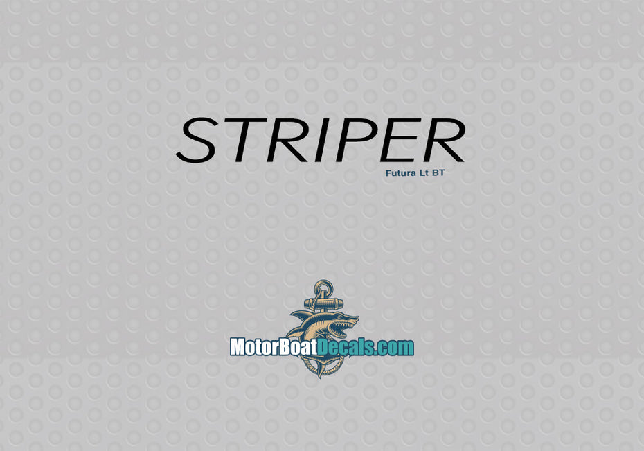 Striper Manufacturer Style Decal