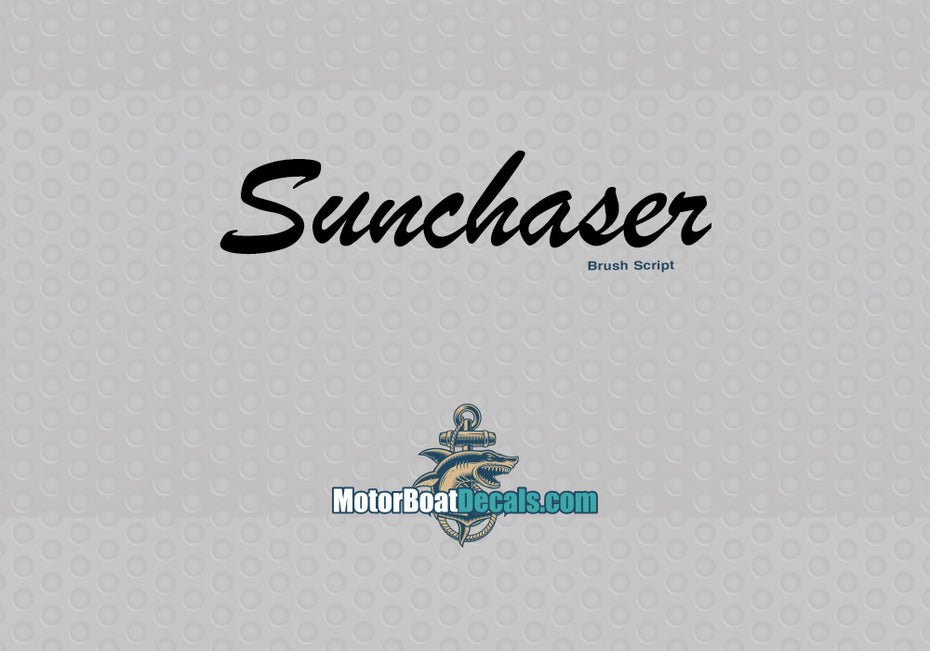 Sunchaser Manufacturer Style Decal