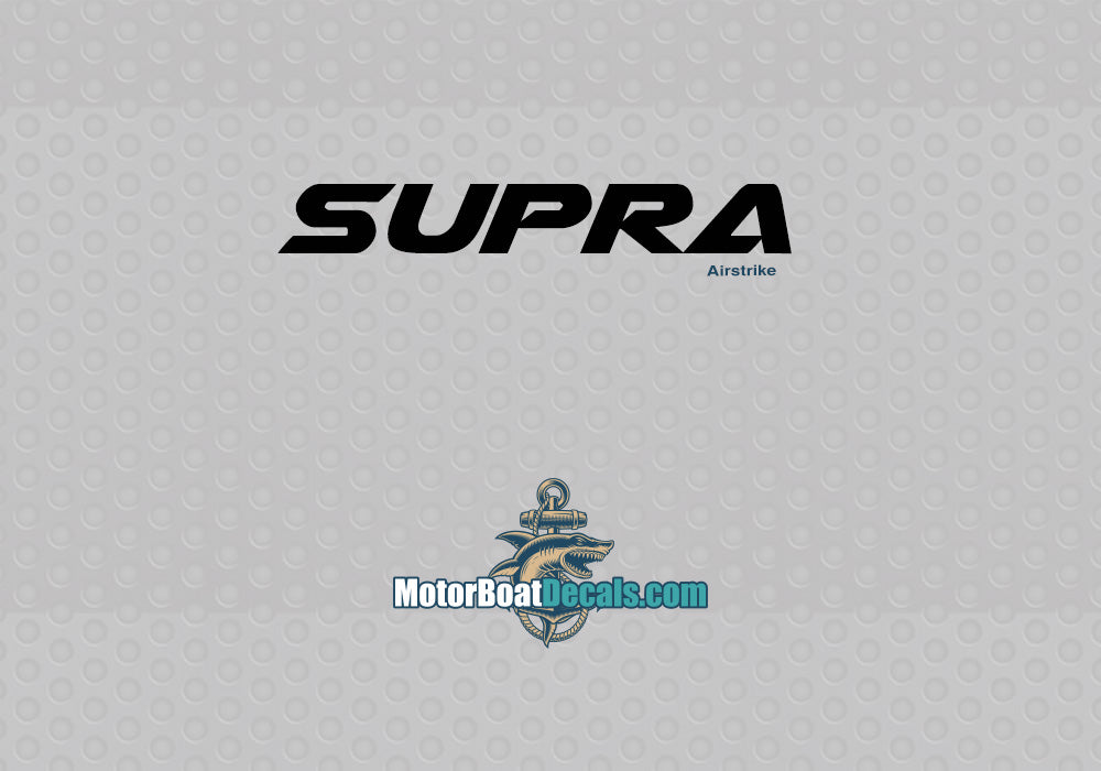 Supra Manufacturer Style Decal