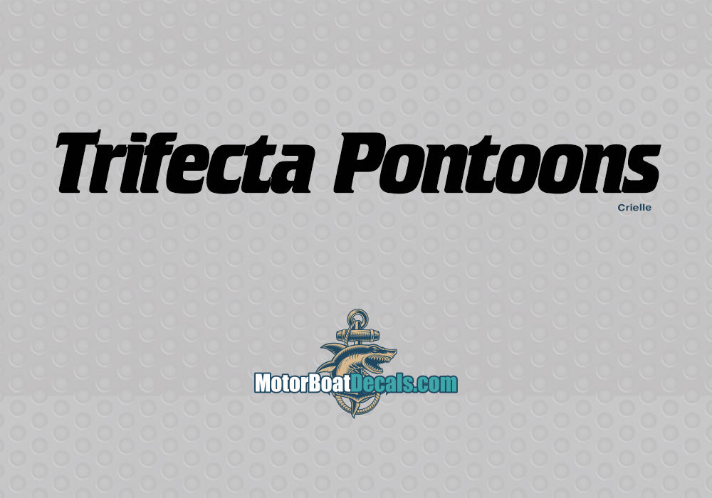 Trifecta Pontoons Manufacturer Style Decal