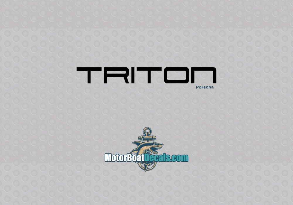 Triton Manufacturer Style Decal