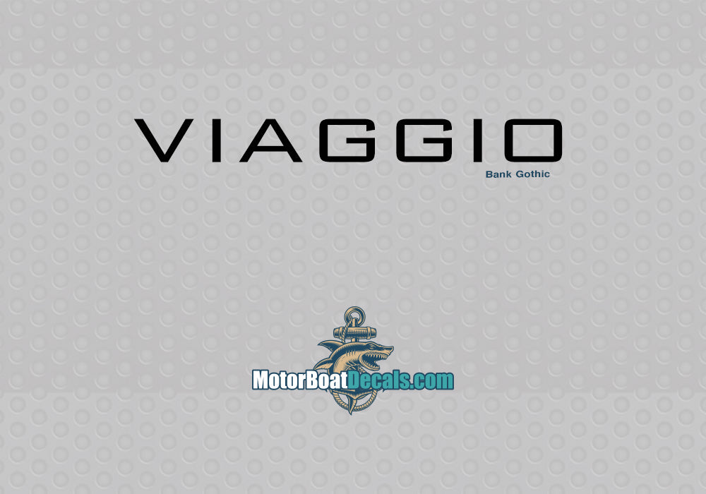 Viaggio Manufacturer Style Decal