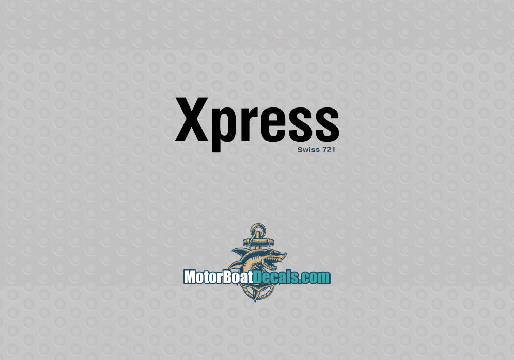 Xpress Manufacturer Style Decal