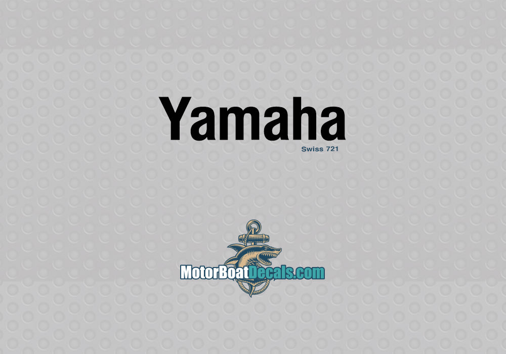 Yamaha Manufacturer Style Decal