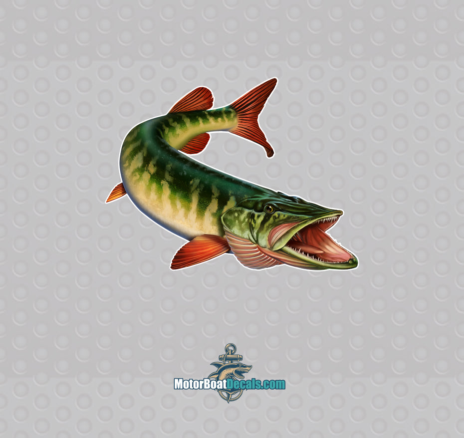 Pickerel Right Facing Decal