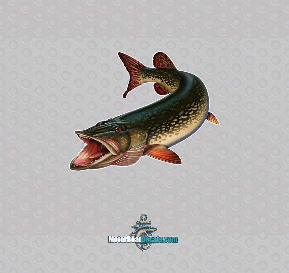 Pickerel 2 Left Facing Decal