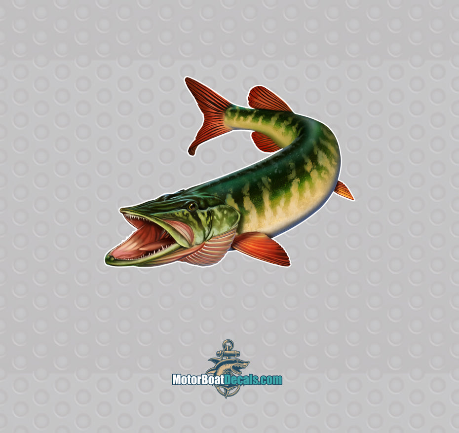 Pickerel Left Facing Decal