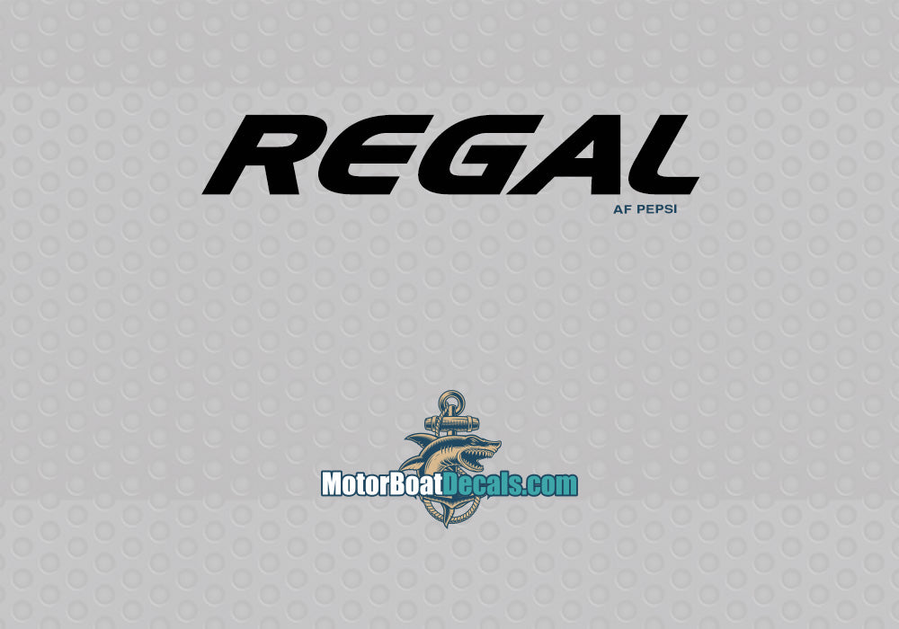 Regal Ride Decal Motorboat Decals