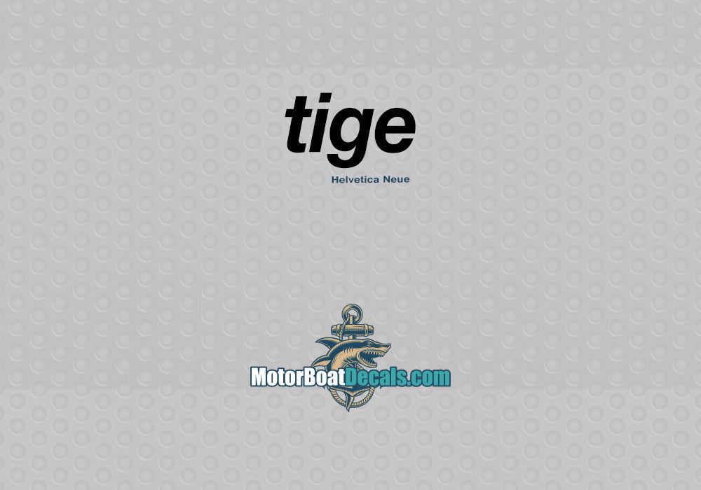 Tige Manufacturer Style Decal